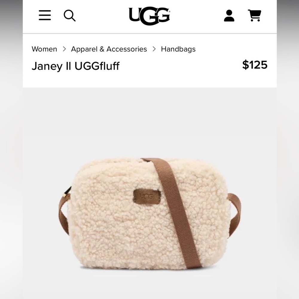 Janey Il UGG fluff cross bag